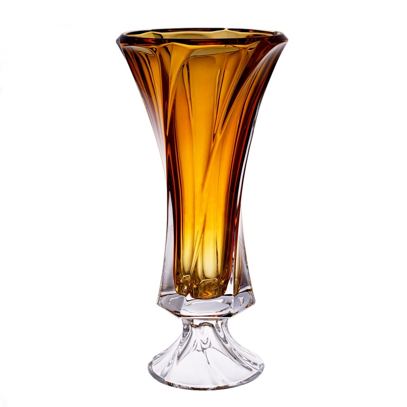 

Ваза 32 см Aurum Crystal Mozart amber