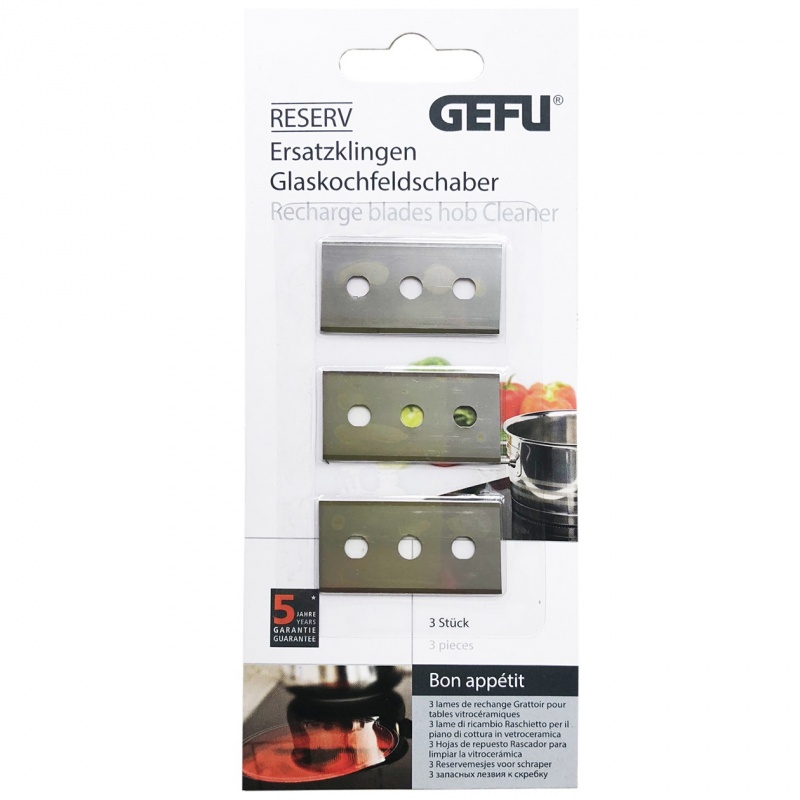 Запасные лезвия для скребка Gefu 3 шт запасные лезвия для скребка gefu 3 шт