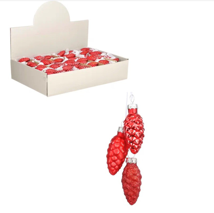 

Связка из 3 шишек в дисплее House of Seasons красный