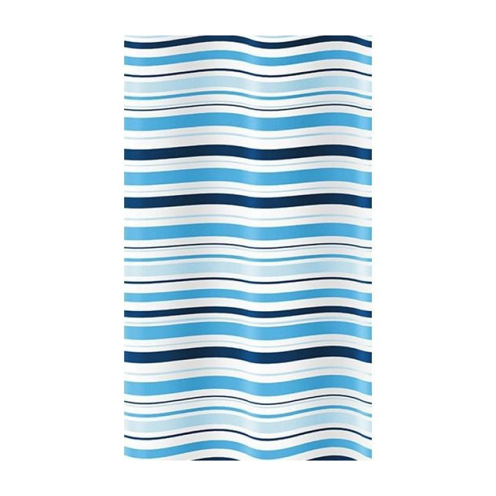 Штора для ванн 180 х 200 см Bacchetta Righe голубой 1445₽