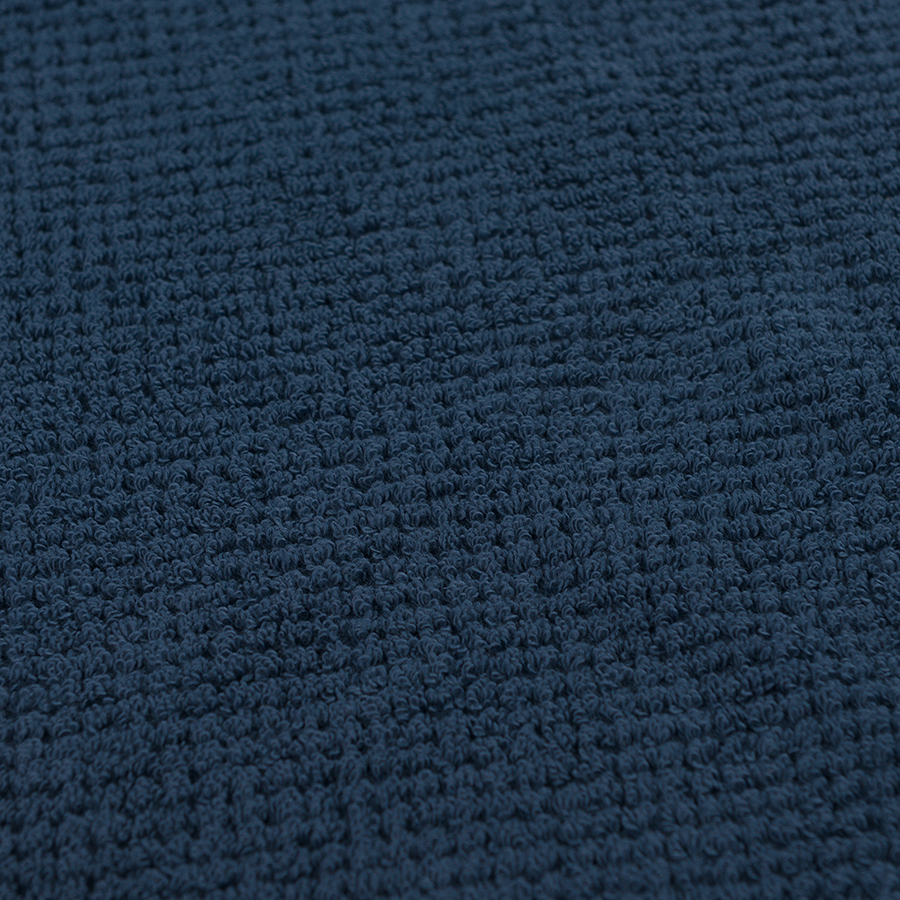 Полотенце для рук фактурное Tkano Essential темно-синее Tkano CKH-TK20-HT0003 - фото 6