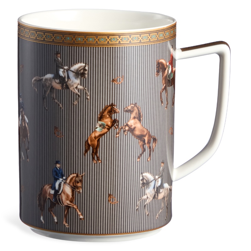 Кружка 720 мл Lefard Horse Club серая 795₽