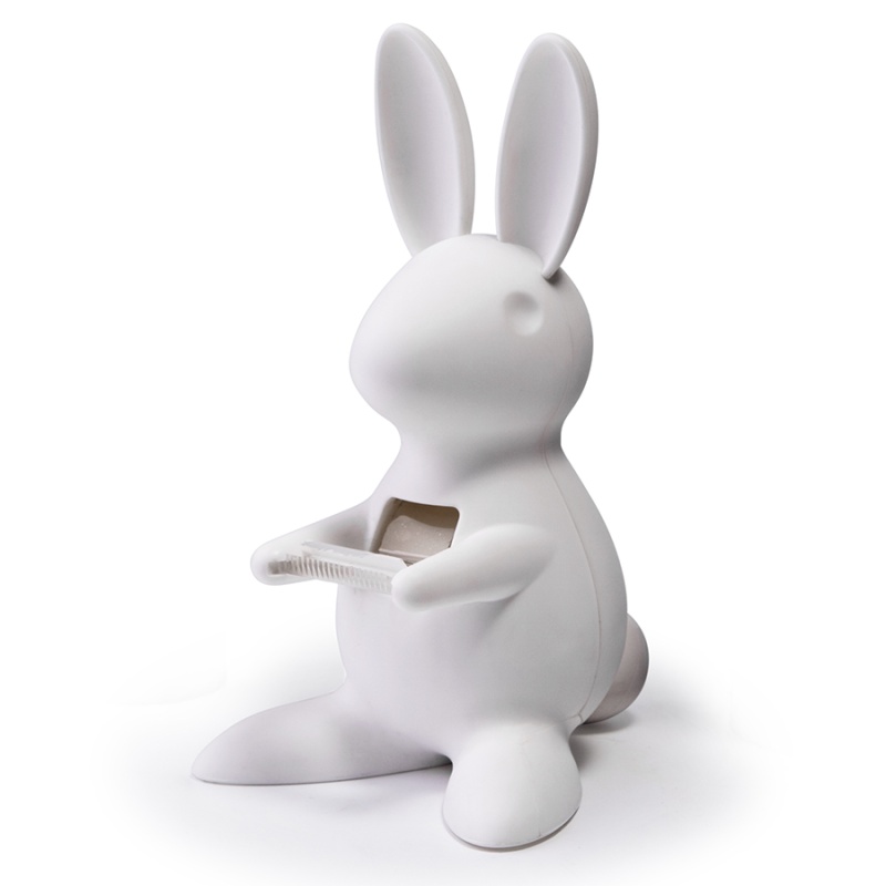 

Диспенсер для скотча Qualy Bunny белый