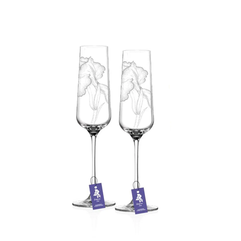 Набор бокалов для шампанского Lucaris Gracias 2 шт. бокал для шампанского 270 мл стекло 6 шт pasabahce bistro 44136в