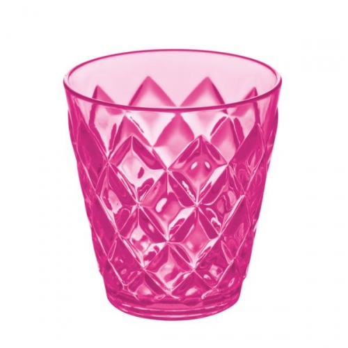 Стакан CRISTAL S Koziol, прозрачный/розовый