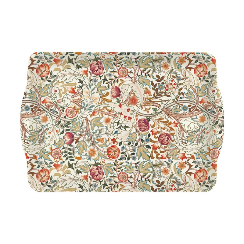 

Поднос с ручками 32 х 46 см Easy Life William Morris кремовый
