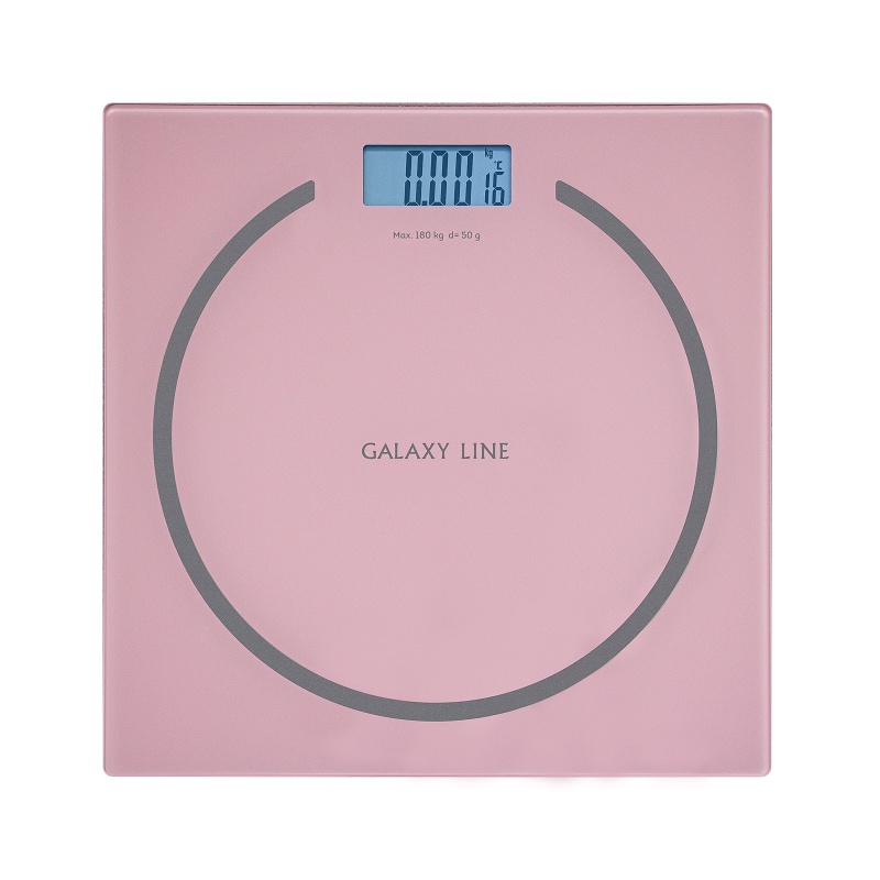 Весы напольные электронные Galaxy Line Pink весы кухонные электронные стекло василиса приправы платформа точность 1 г до 5 кг lcd дисплей ва 018