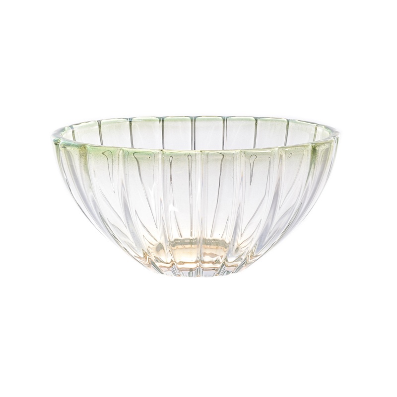 

Фруктовница 30 см Bohemia Gold Oval зелёный