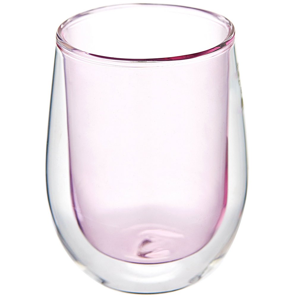 Набор стаканов с двойными стенками 300 мл Magia Gusto Benvenuto 6 шт розовый Magia Gusto CKH-BG19291-S-S-SET6 - фото 3