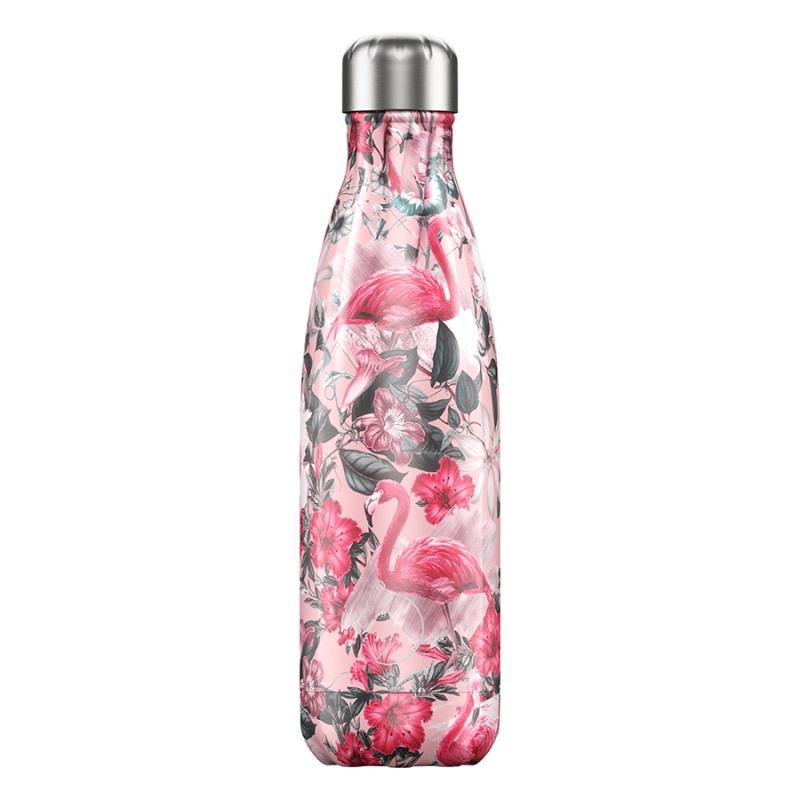 

Термос Chilly's Bottles tropical 500 мл flamingo