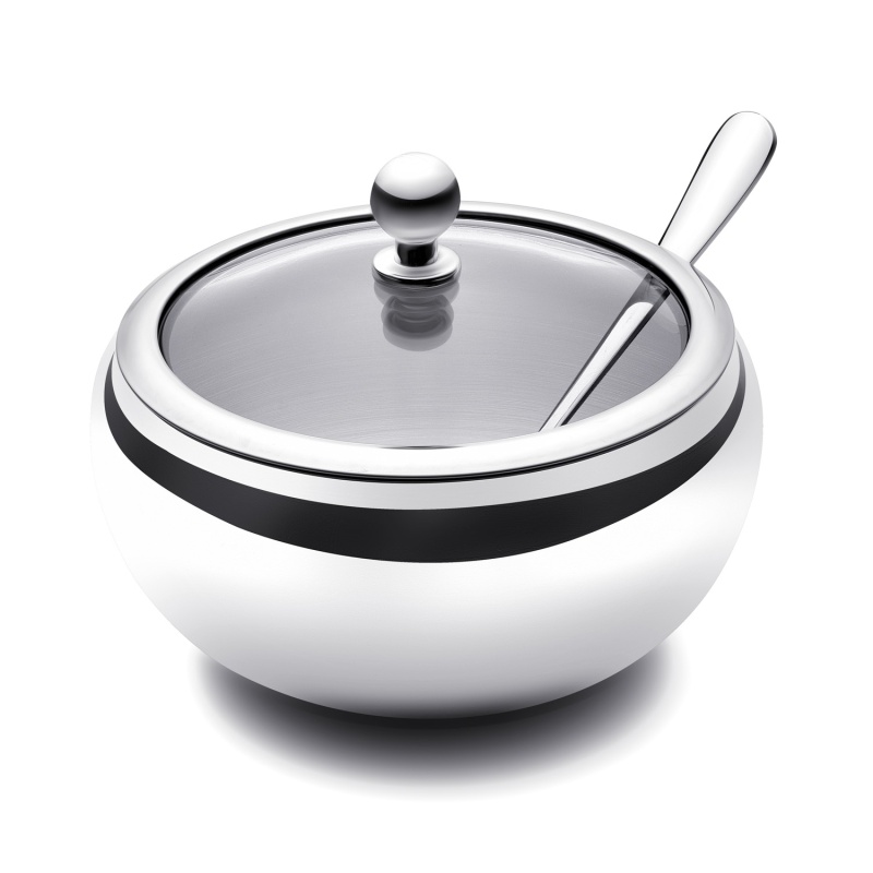 Сахарница с ложкой 450 мл Regent inox Desco 1790₽