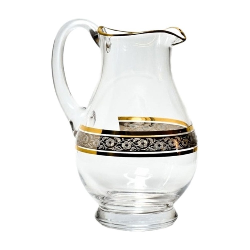 Кувшин 15 л Crystalex Панто платина золото 9890₽