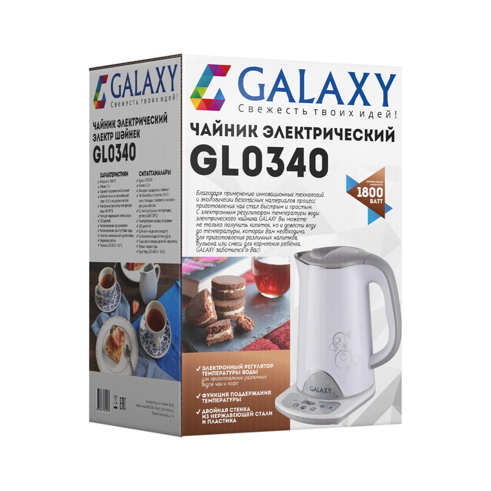 Чайник электрический 1,5 л Galaxy GL0340 Galaxy DMH-ГЛ0340БЕЛ - фото 5