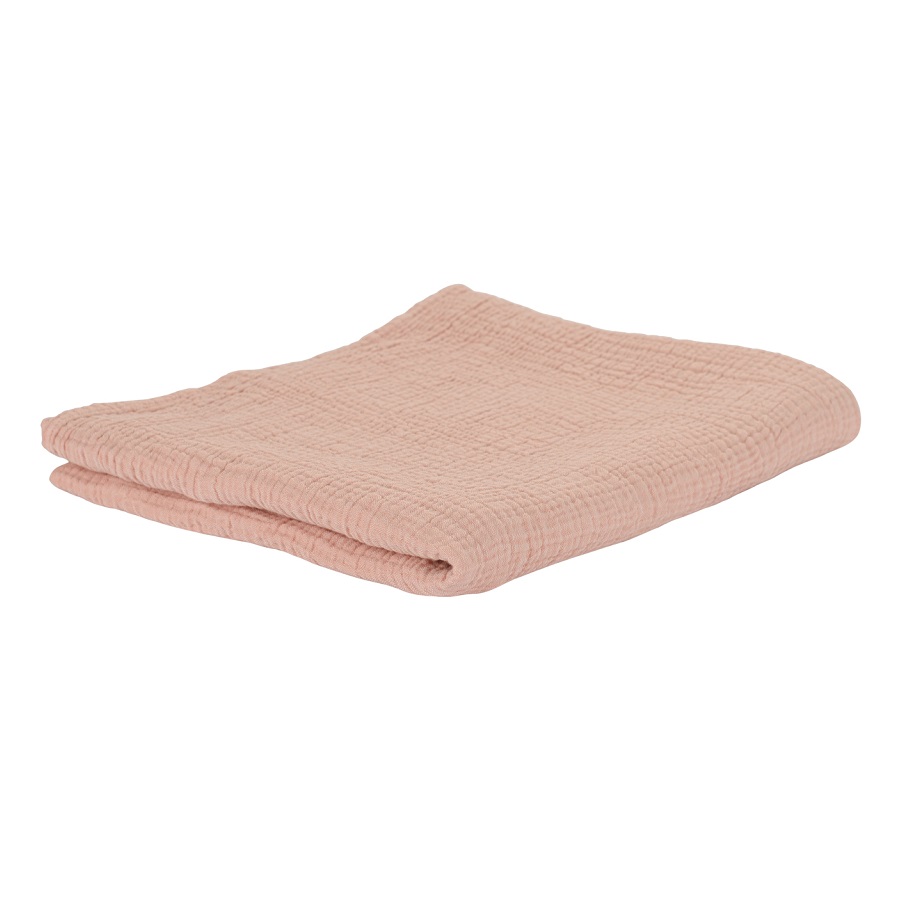 Одеяло из жатого хлопка 90 х 120 см Tkano Essential пыльная роза Tkano CKH-TK20-KIDS-BLK0003 - фото 2