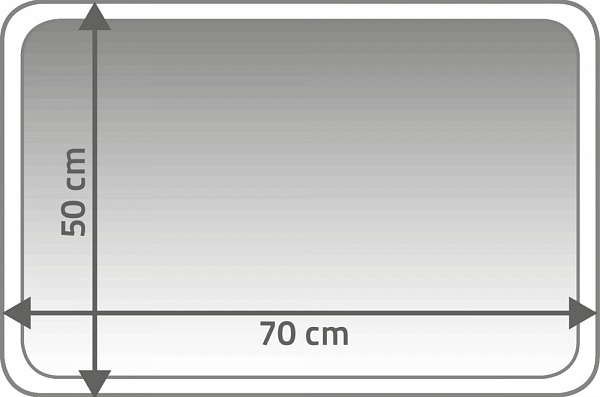 Коврик для ванной 50 х 70 см Ridder Fresh бежевый