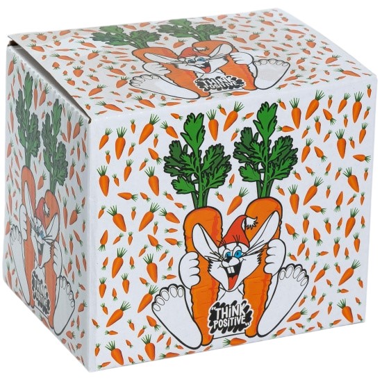 Кружка 350мл, подарочная уп. THINK POSITIVE