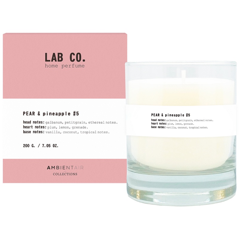 

Свеча ароматическая 40 ч Ambientair Lab & Co Груша и ананас