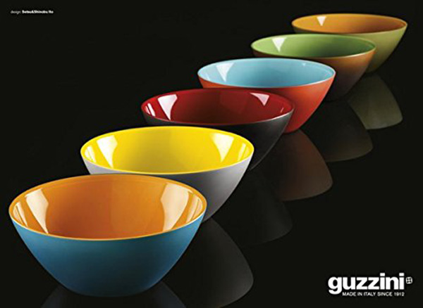 Салатница Guzzini My Fusion 20 см серая-желтая Guzzini CKH-281420141 - фото 2