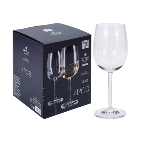 Набор бокалов для вина 4 шт. 380 мл Excellent Houseware Excellent Houseware CKH-SR3000010 - фото 1