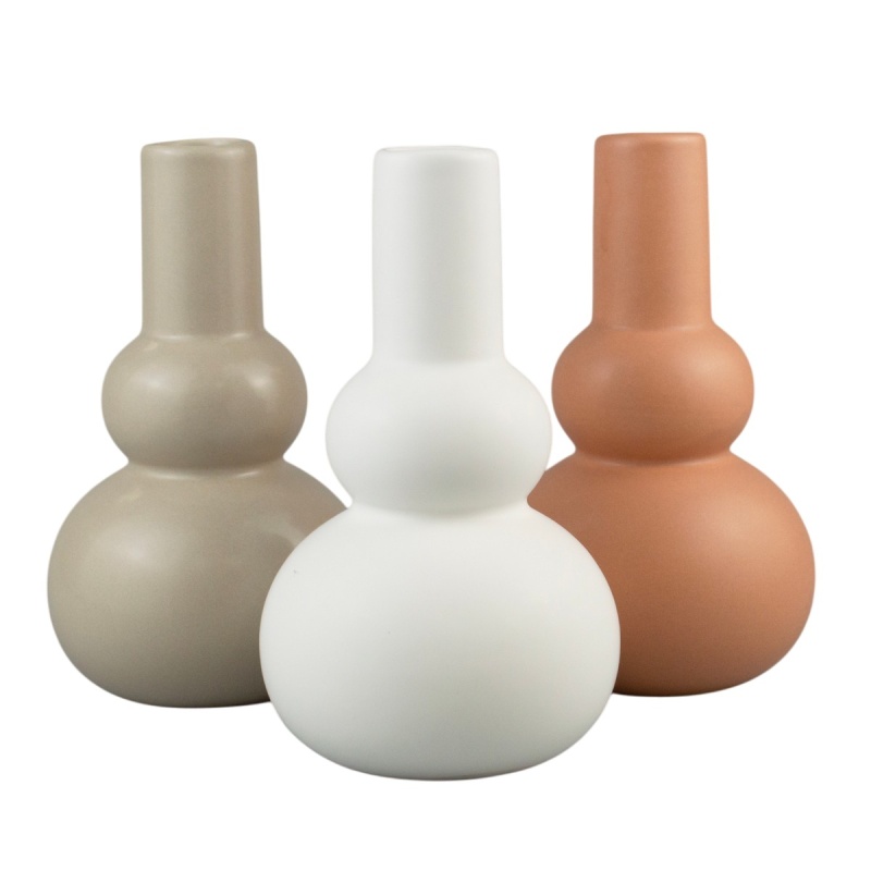 Ваза керамическая 17 см Азалия в ассортименте 1590₽