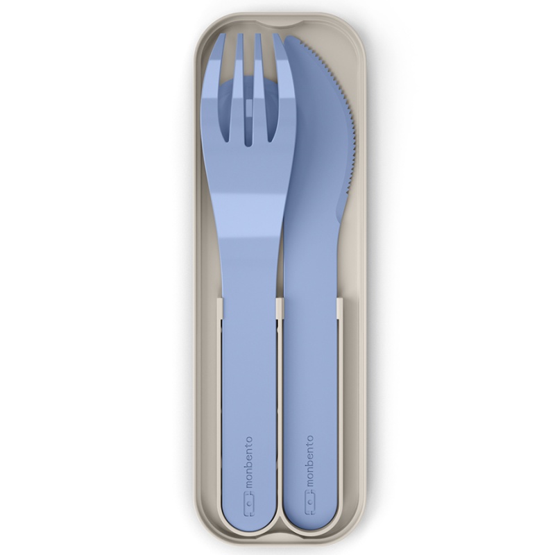 

Набор столовых приборов 3 шт. в футляре Monbento MB Pocket color bleu infinity