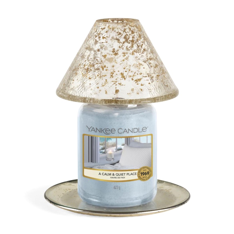 Набор абажур и поднос для свечи Yankee Candles Kensington