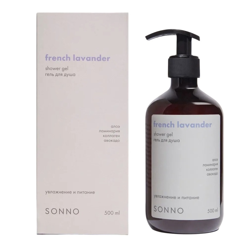 Гель для душа 500 мл Sonno Home French Lavander 2390₽