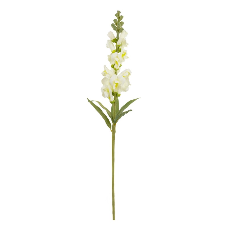 Антирринум декоративный 60 см Азалия белый декоративные листья с глиттером азалия белый