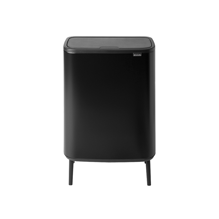 Мусорный бак 2 x 30 л Brabantia Bo Touch Bin Hi чёрный матовый Brabantia DMH-130625