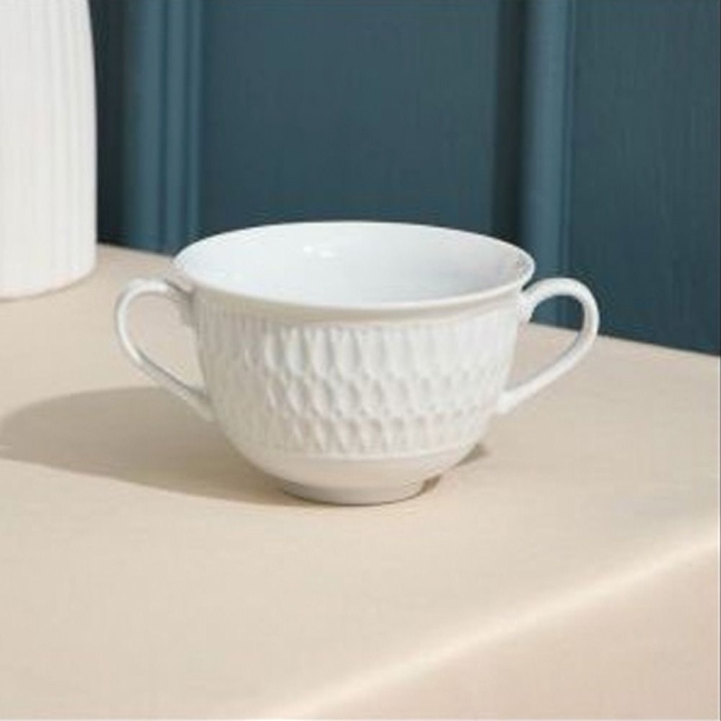 Чашка бульонная с блюдцем 350 мл Сmielow Sofia 1490₽