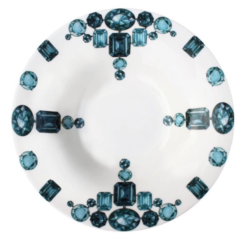 

Тарелка суповая 22,5 см Taitu Forever Sapphire