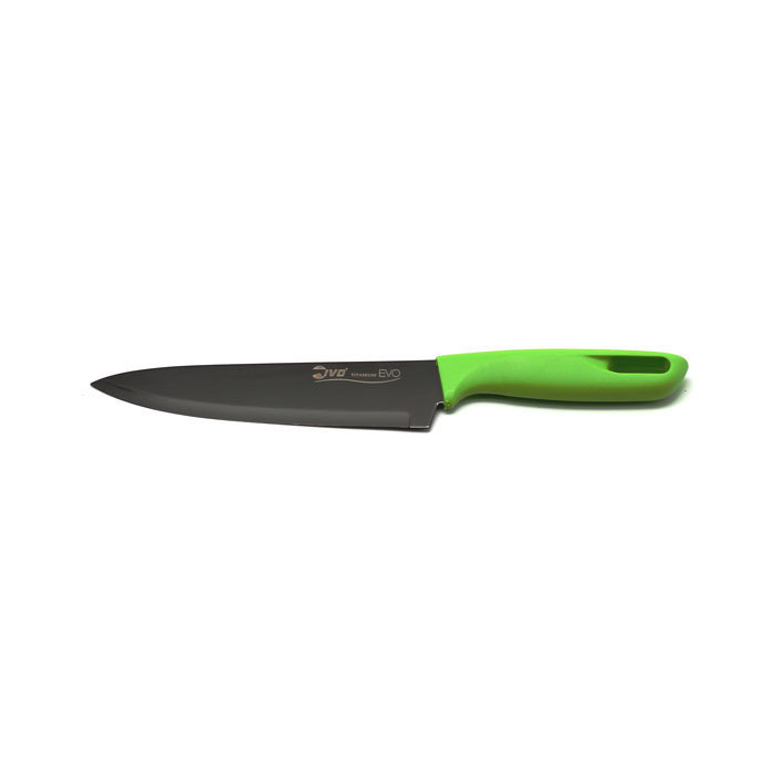 Нож поварской 18 см Ivo Titanium зелёный