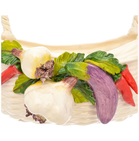 Корзина овальная с ручками 36 см Orgia Овощи