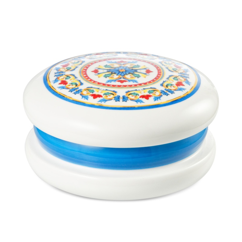 Шкатулка фарфоровая My Ceramic Story Сицилия в форме макаронс 3690₽