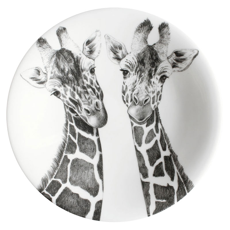 Тарелка десертная 22 см Taitu Wild Spirit Giraffe по ту сторону свободы и достоинства