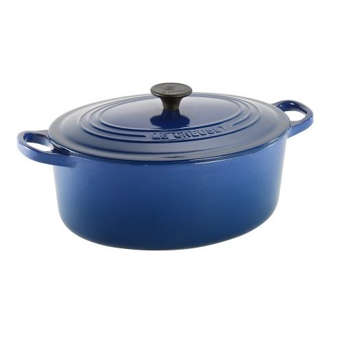 Утятница овальная Le Creuset 27 см; 4,1 л голубая