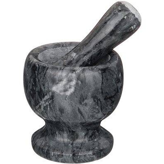 Ступка с пестиком Black Marble 12х10 см 