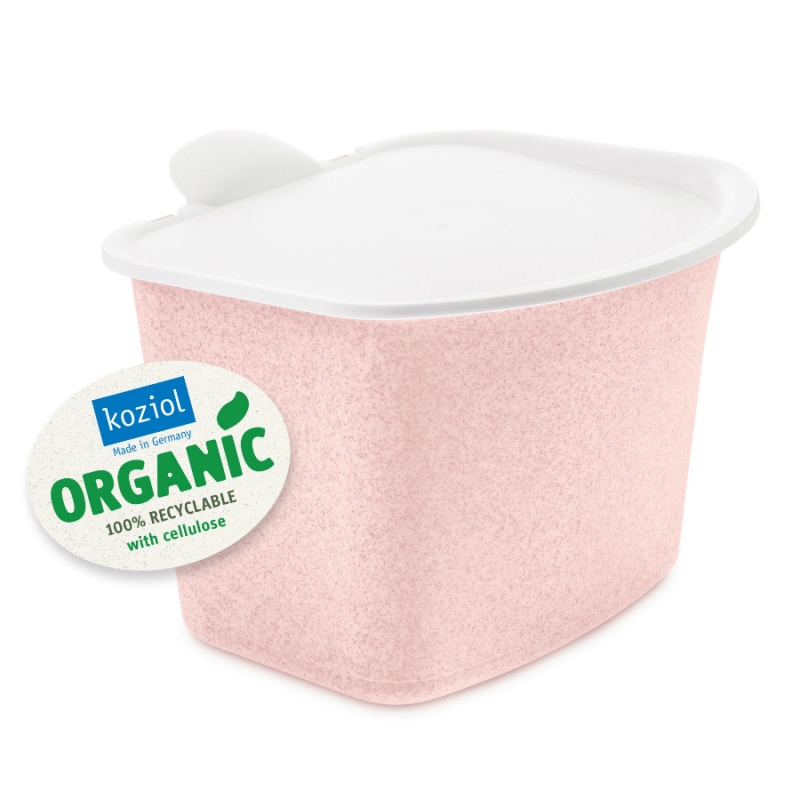 Контейнер для пищевых отходов Koziol Bibo organic розовый