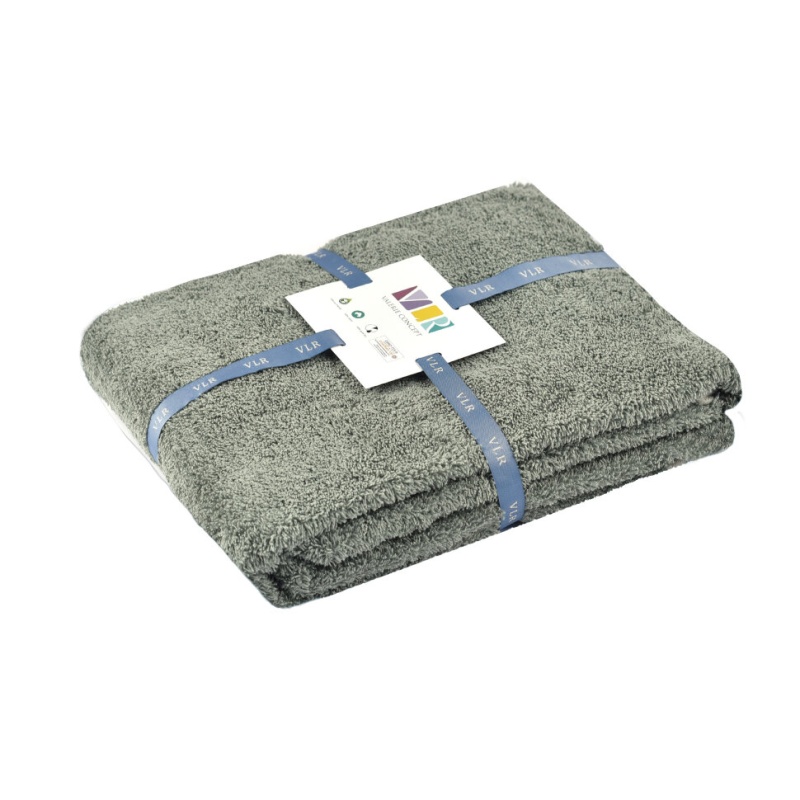 Полотенце махровое 70 х 140 см Valerie Concept зелёный