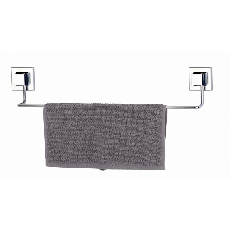 Держатель для полотенца самоклеящийся 48 см Tekno-Tel хром поручень для ванной d lin d202103 с мыльницей угловой хром