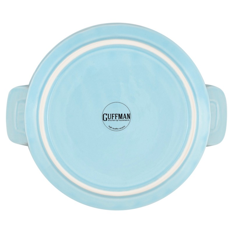 Контейнер керамический с вакуумной крышкой 2,2 л Ceramics Guffman голубой Guffman CKH-C-06-033-B - фото 4