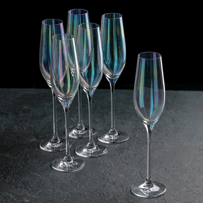 Набор бокалов для шампанского 210 мл Celebration 6 шт Rona CKH-6272/53535/210 CKH-6272/53535/210 - фото 2