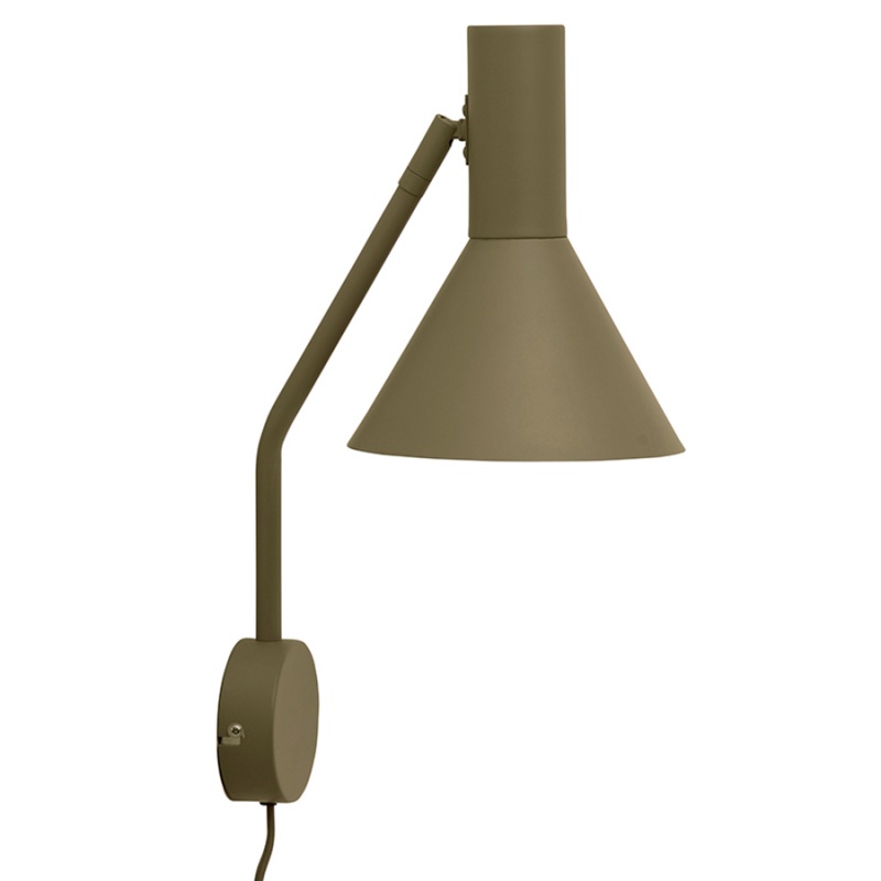 Лампа настенная Frandsen Lyss оливковый матовый Frandsen CKH-123042
