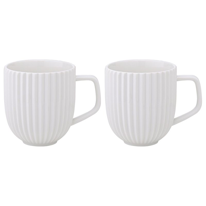 Набор кружек 400 мл Tkano Edge 2 шт белый 1352₽