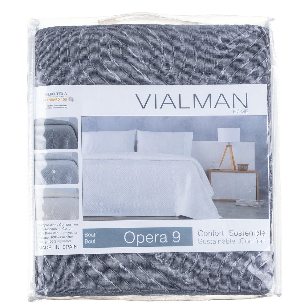 Покрывало 250 х 270 см Vialman Opera 9 тёмно-серый VIALMAN CKH-958252792703 - фото 2