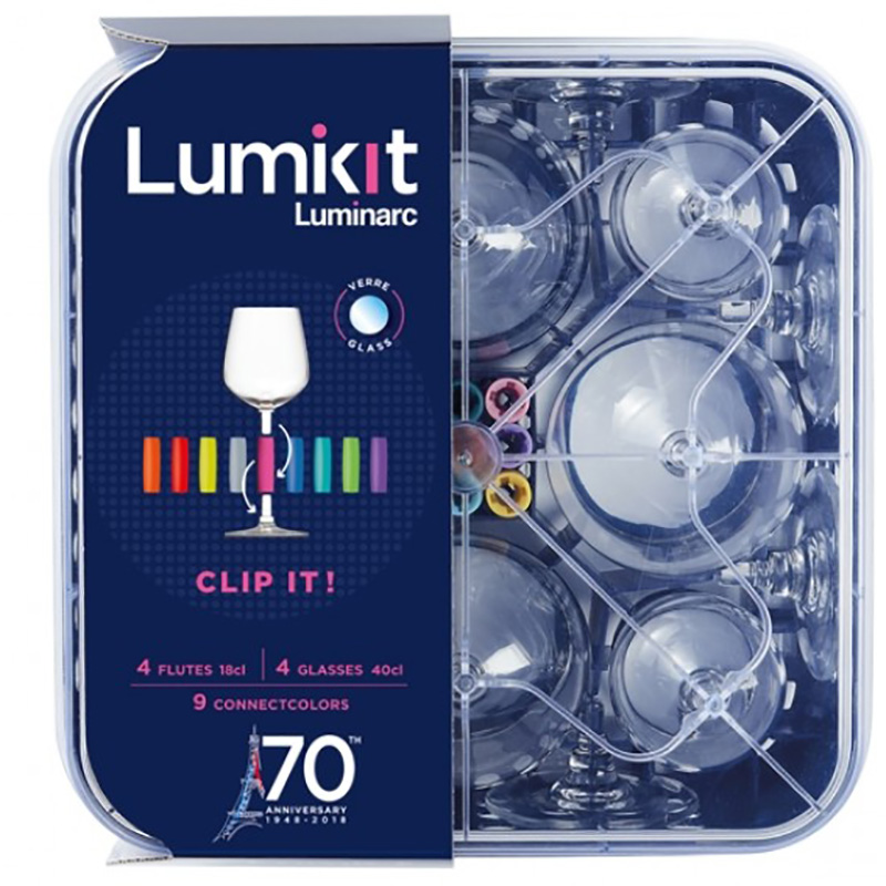 Набор бокалов на съёмной ножке Luminarc Lumikit 17 предметов Luminarc CKH-N8538 - фото 5