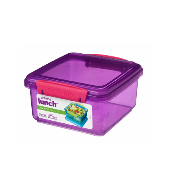 Контейнер пищевой 1,2 л Sistema Lunch фиолетовый Sistema DMH-31651_ФИОЛЕТОВЫЙ - фото 1