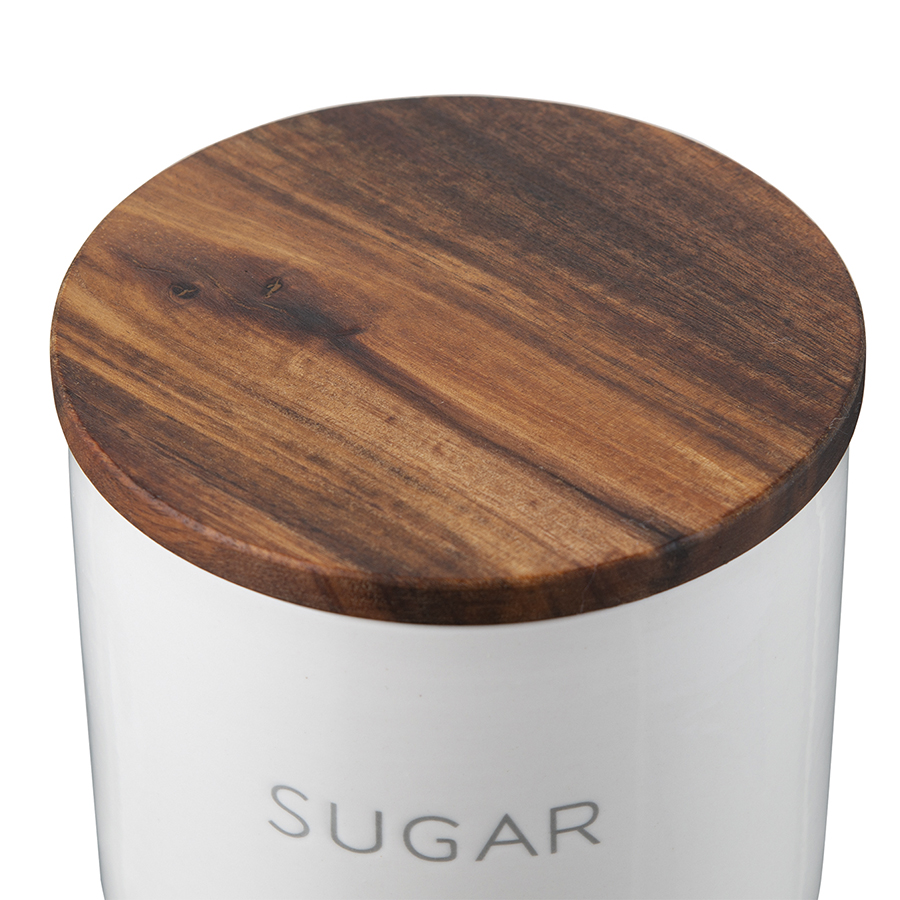 Контейнер для хранения сахара с деревянной крышкой Smart Solutions 0,6 л Smart Solutions CKH-CR1085SU - фото 5