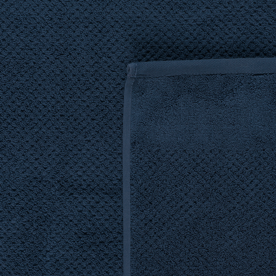 Полотенце для рук фактурное Tkano Essential темно-синее Tkano CKH-TK20-HT0003 - фото 8