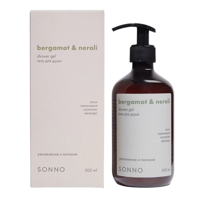 Гель для душа 500 мл Sonno Home Bergamot Neroli 2390₽